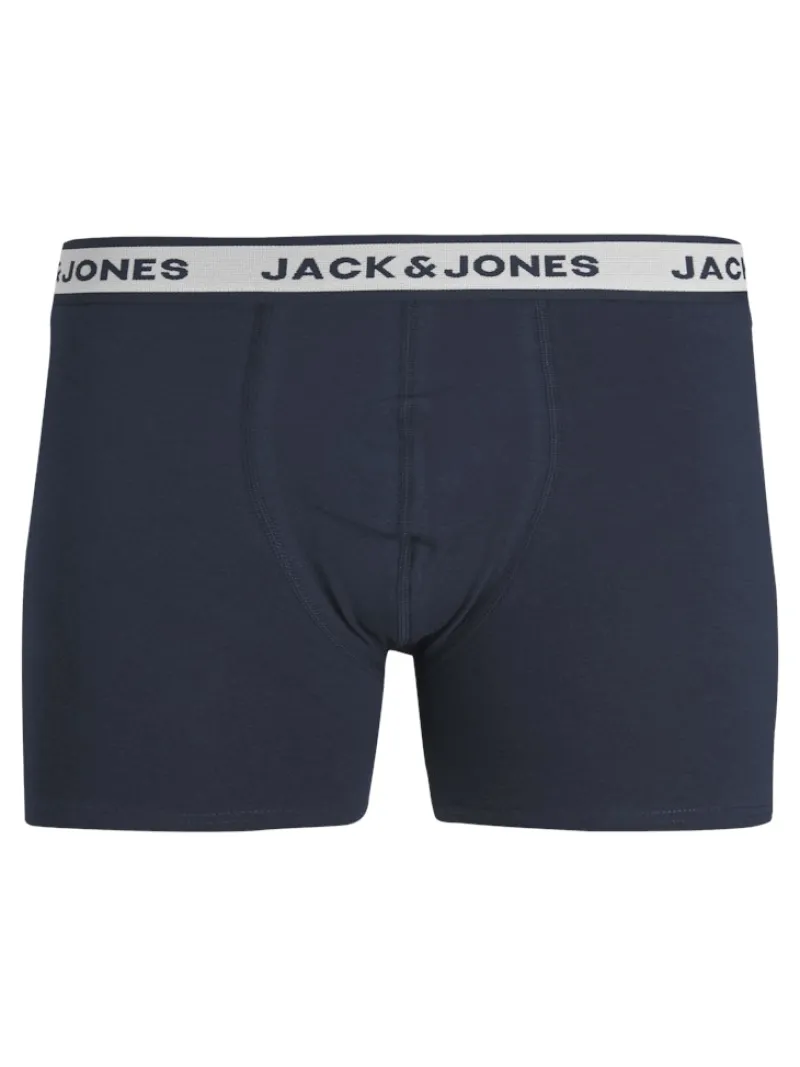 Jack & Jones Accessoires*JACSOLID BOXER BRIEFS 3 PACK NOOS Light Grey Melange