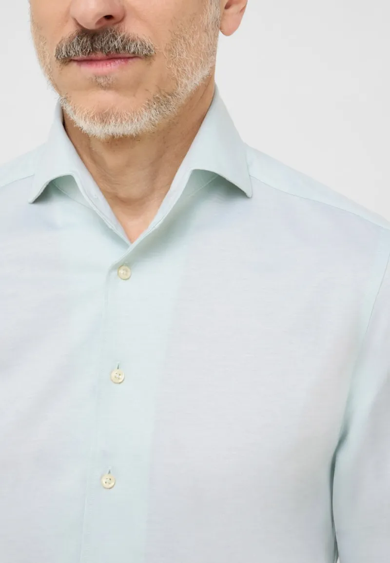 ETERNA Hemden|Big Boys*Japanese Knitted Single-Jersey Langarm Grün