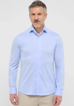 ETERNA Hemden|Big Boys*Japanese Knitted Single-Jersey Langarm hellblau