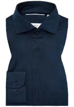 ETERNA Hemden|Big Boys*Japanese Knitted Single-Jersey Langarm navy