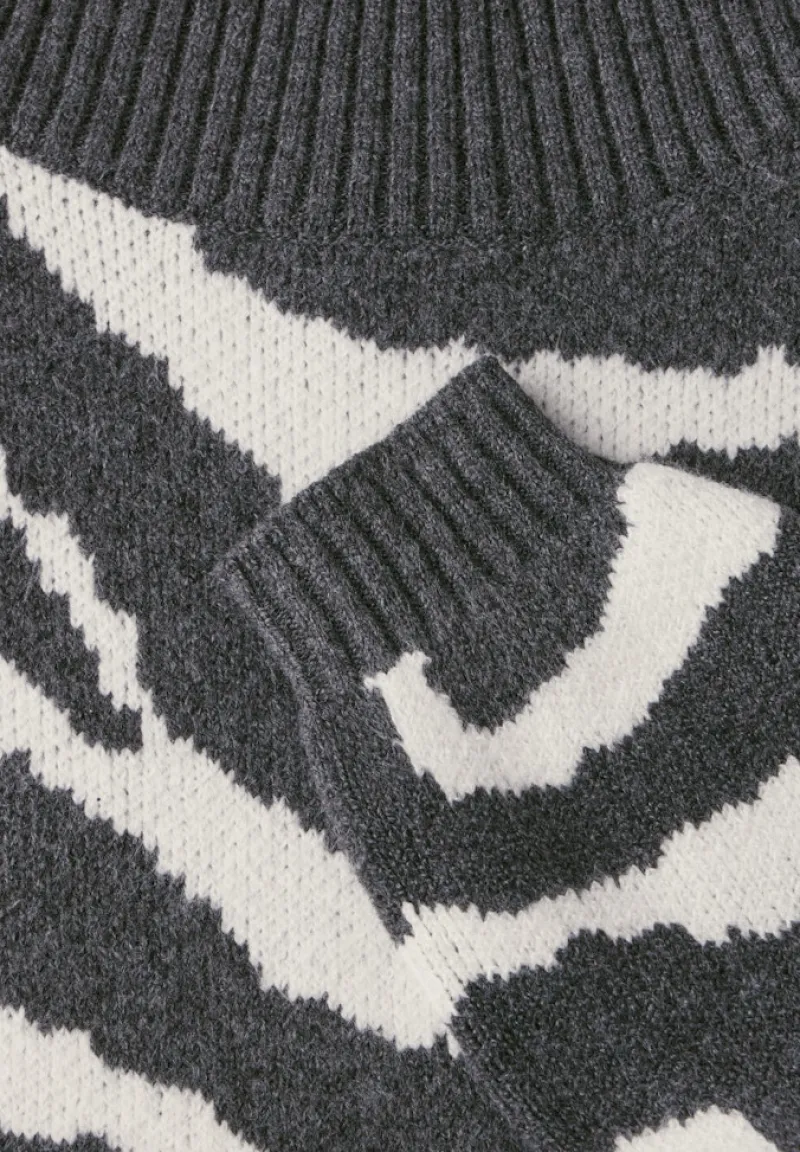 STREET ONE STUDIO Pullover & Sweatshirts*Jaquard Pullover gravel grey mel.