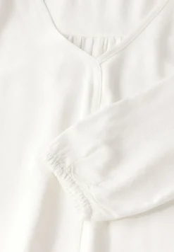 Cecil Blusen*Jaquard-Bluse vanilla white