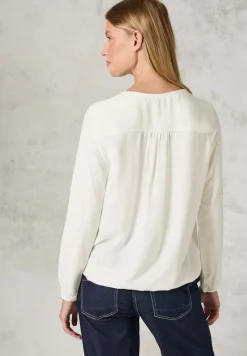 Cecil Blusen*Jaquard-Bluse vanilla white