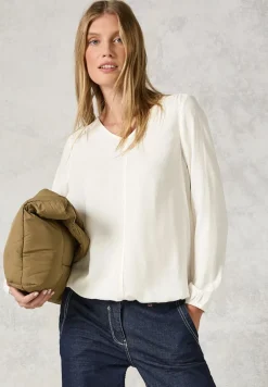 Cecil Blusen*Jaquard-Bluse vanilla white