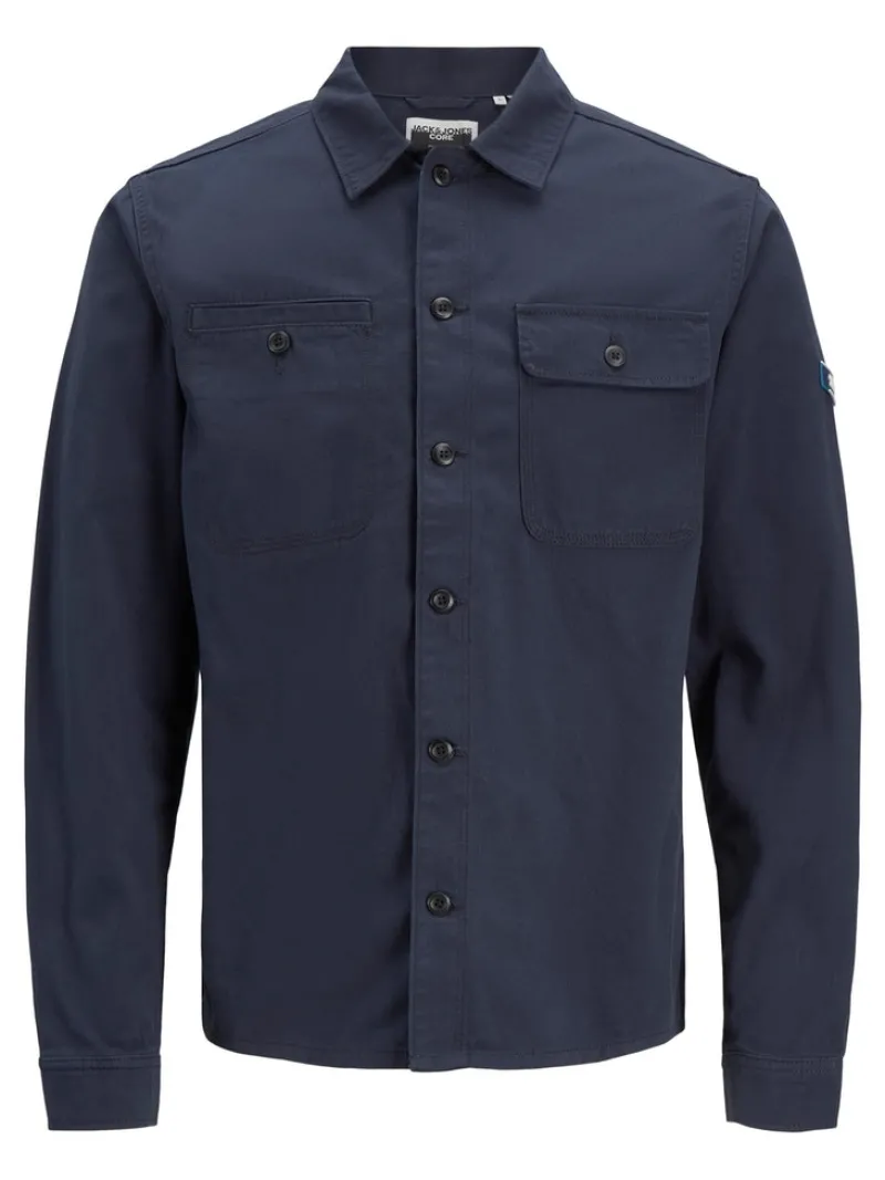 Jack & Jones Hemden*JCOBEN CLASSIC OVERSHIRT LS SN Navy Blazer