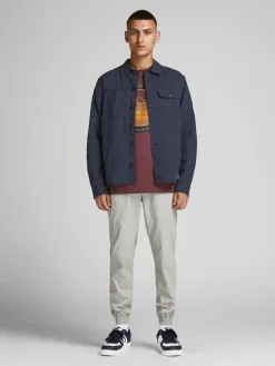 Jack & Jones Hemden*JCOBEN CLASSIC OVERSHIRT LS SN Navy Blazer