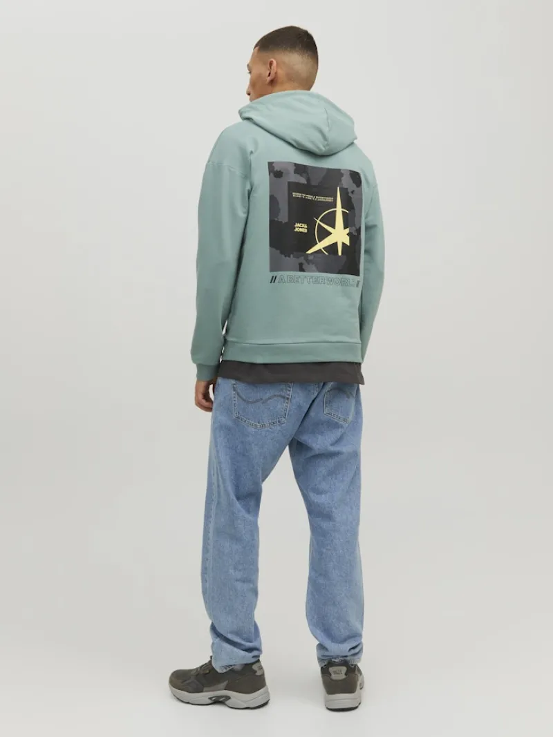 Jack & Jones Pullover & Sweatshirts*JCOFILO SWEAT HOOD SN trellis