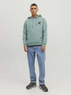 Jack & Jones Pullover & Sweatshirts*JCOFILO SWEAT HOOD SN trellis