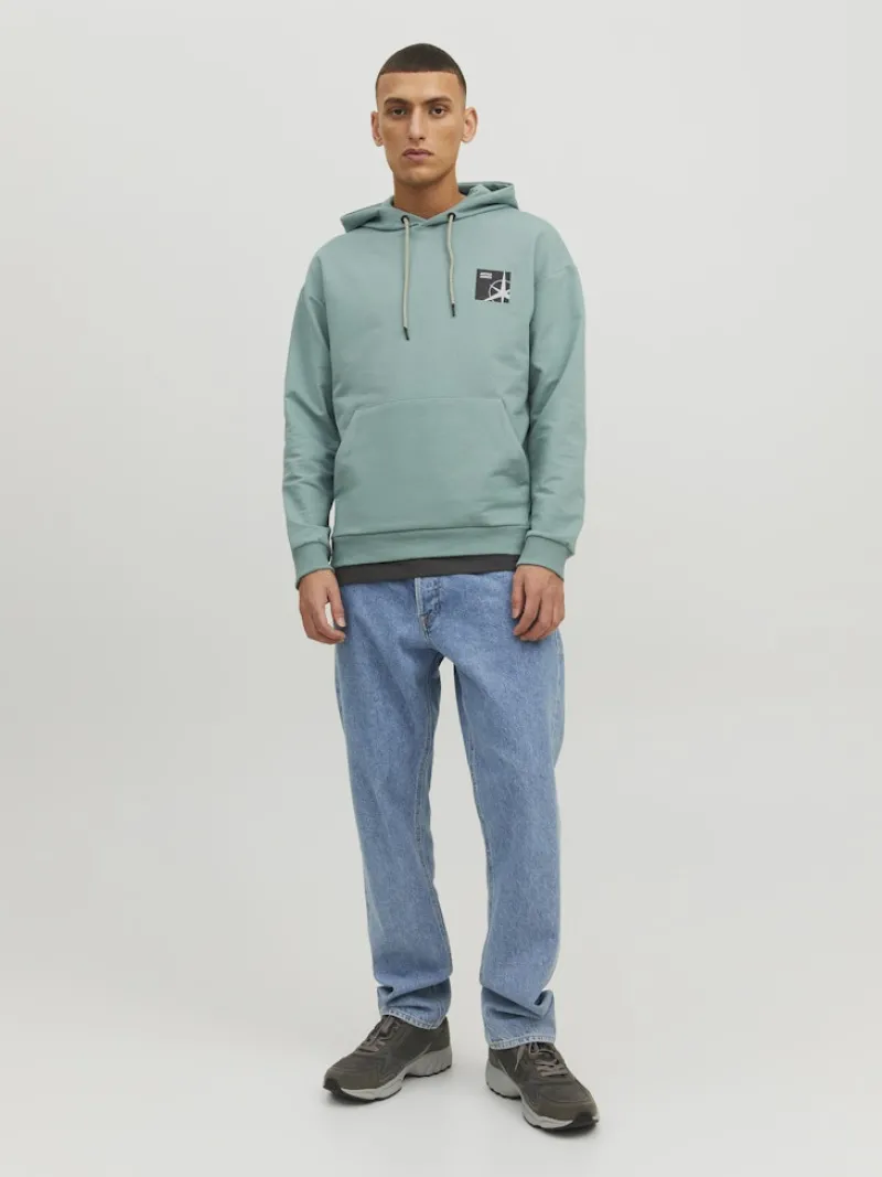 Jack & Jones Pullover & Sweatshirts*JCOFILO SWEAT HOOD SN trellis