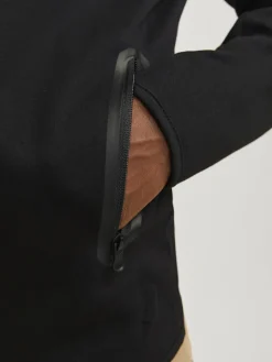 Jack & Jones Pullover & Sweatshirts*JCOFUSION SWEAT ZIP HOOD NOOS Black