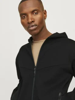 Jack & Jones Pullover & Sweatshirts*JCOFUSION SWEAT ZIP HOOD NOOS Black