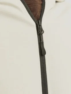 Jack & Jones Pullover & Sweatshirts*JCOFUSION SWEAT ZIP HOOD NOOS moonbeam