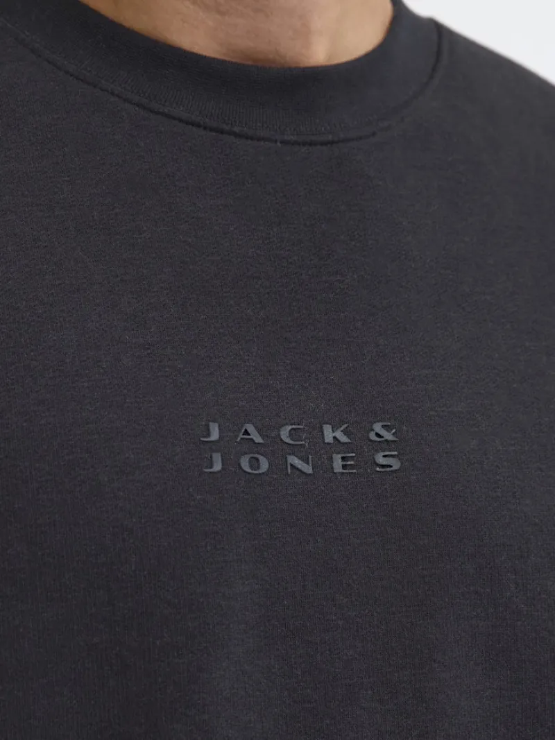 Jack & Jones Pullover & Sweatshirts*JCOPOINT SWEAT BADGE CREW NECK BF Black