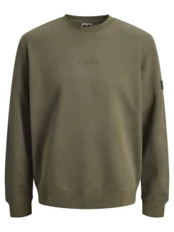 Jack & Jones Pullover & Sweatshirts*JCOPOINT SWEAT BADGE CREW NECK BF Grape Leaf