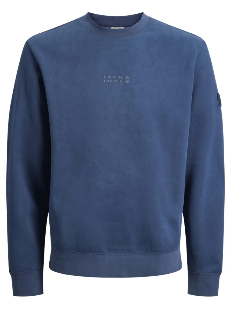 Jack & Jones Pullover & Sweatshirts*JCOPOINT SWEAT BADGE CREW NECK BF titan