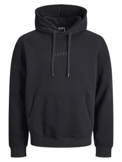 Jack & Jones Pullover & Sweatshirts*JCOPOINT SWEAT BADGE HOOD BF Black