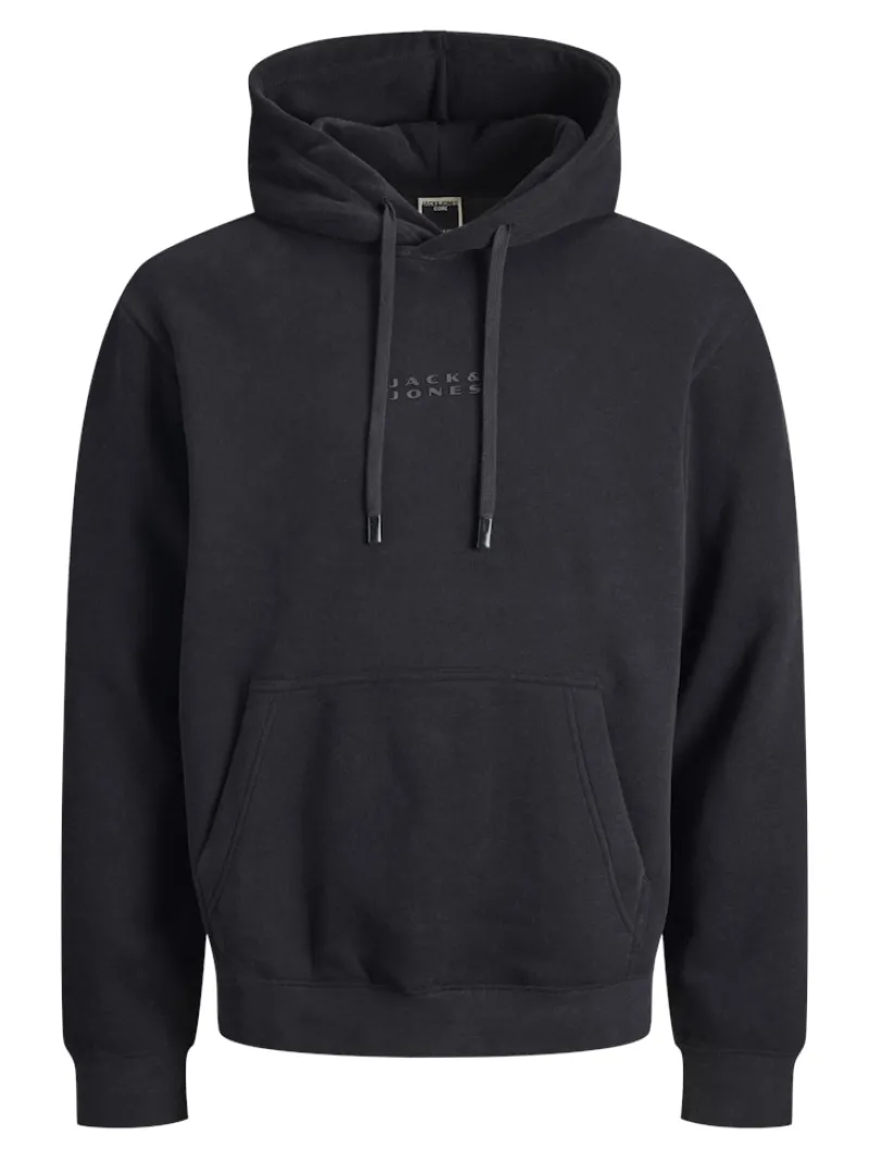 Jack & Jones Pullover & Sweatshirts*JCOPOINT SWEAT BADGE HOOD BF Black