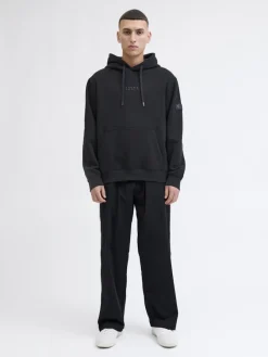 Jack & Jones Pullover & Sweatshirts*JCOPOINT SWEAT BADGE HOOD BF Black