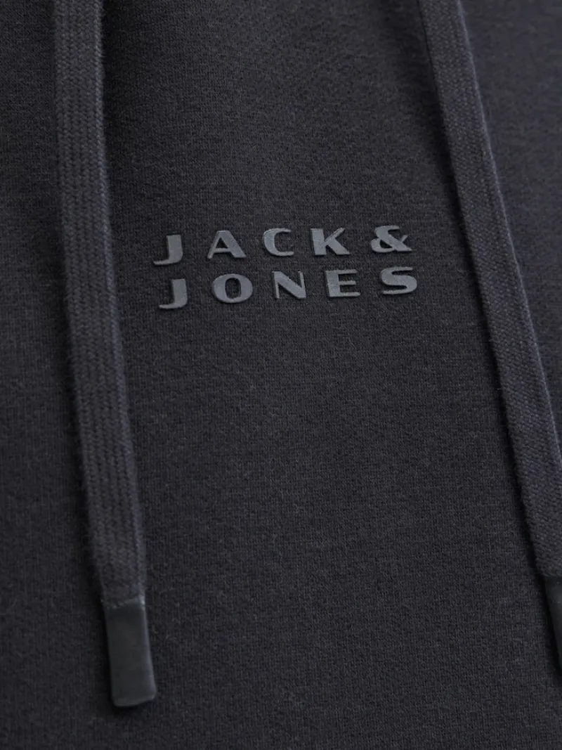 Jack & Jones Pullover & Sweatshirts*JCOPOINT SWEAT BADGE HOOD BF Black
