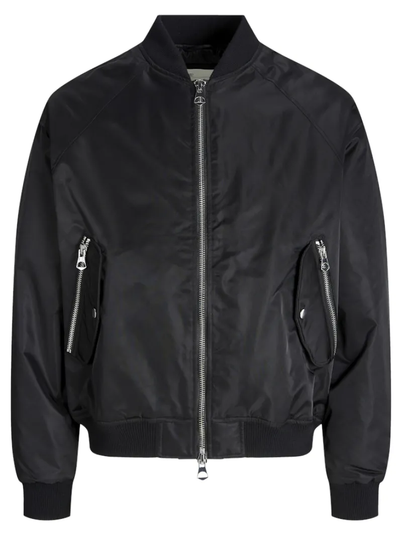 Jack & Jones Jacken*JCOREFLEX BOMBER JACKET STYD AW24 Black