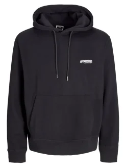 Jack & Jones Pullover & Sweatshirts*JCOUNION PRINT SWEAT HOOD NOOS Black