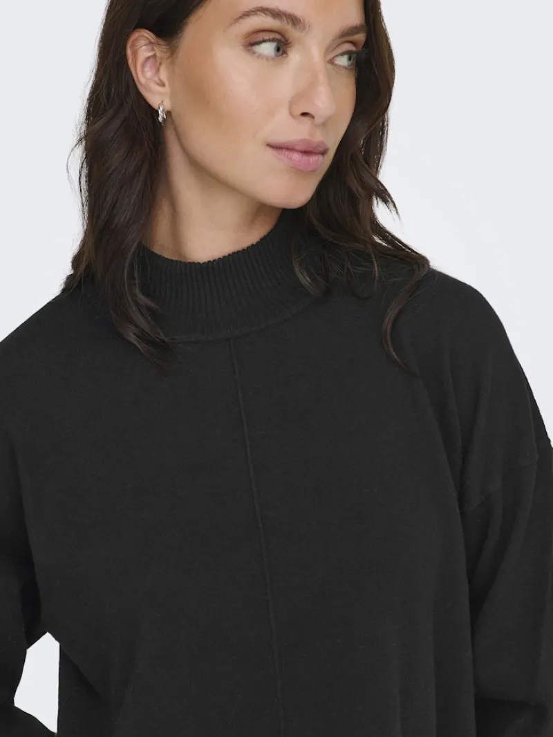 JDY Pullover & Sweatshirts*AMORE LIFE L/S HN PULLOVER KNT Black