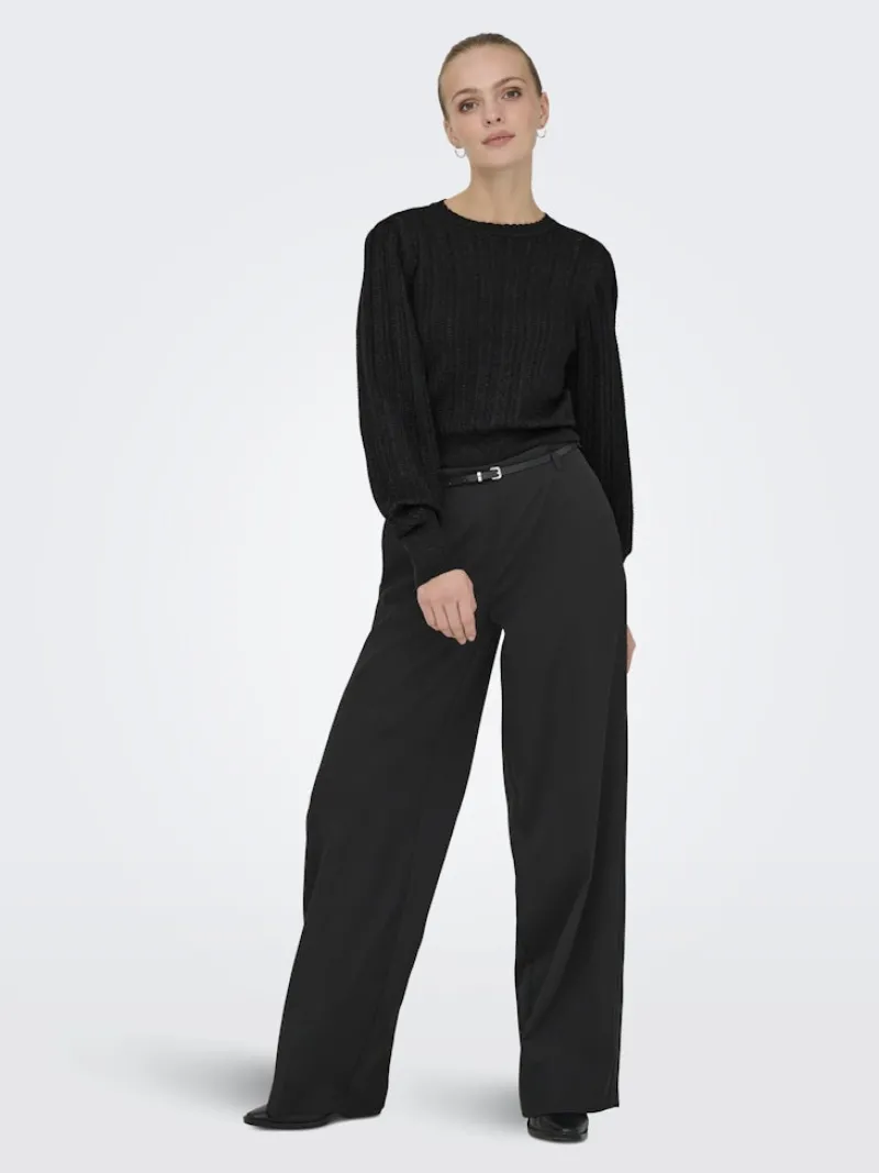 JDY Pullover & Sweatshirts*BEAUTY L/S GLITTER PULLOVER KNT Black