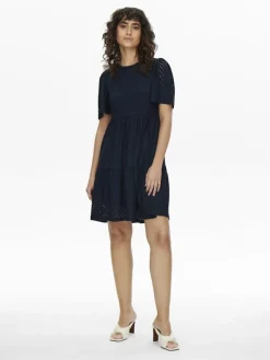 JDY Kleider*CARLA CATHINKA S/S DRESS JRS NOOS Sky Captain