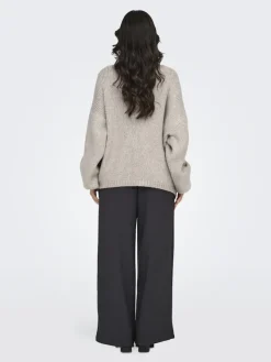 JDY Pullover & Sweatshirts*DINEA L/S REVERSIBLE PULLOV. KNT NOOS Chateau Gray