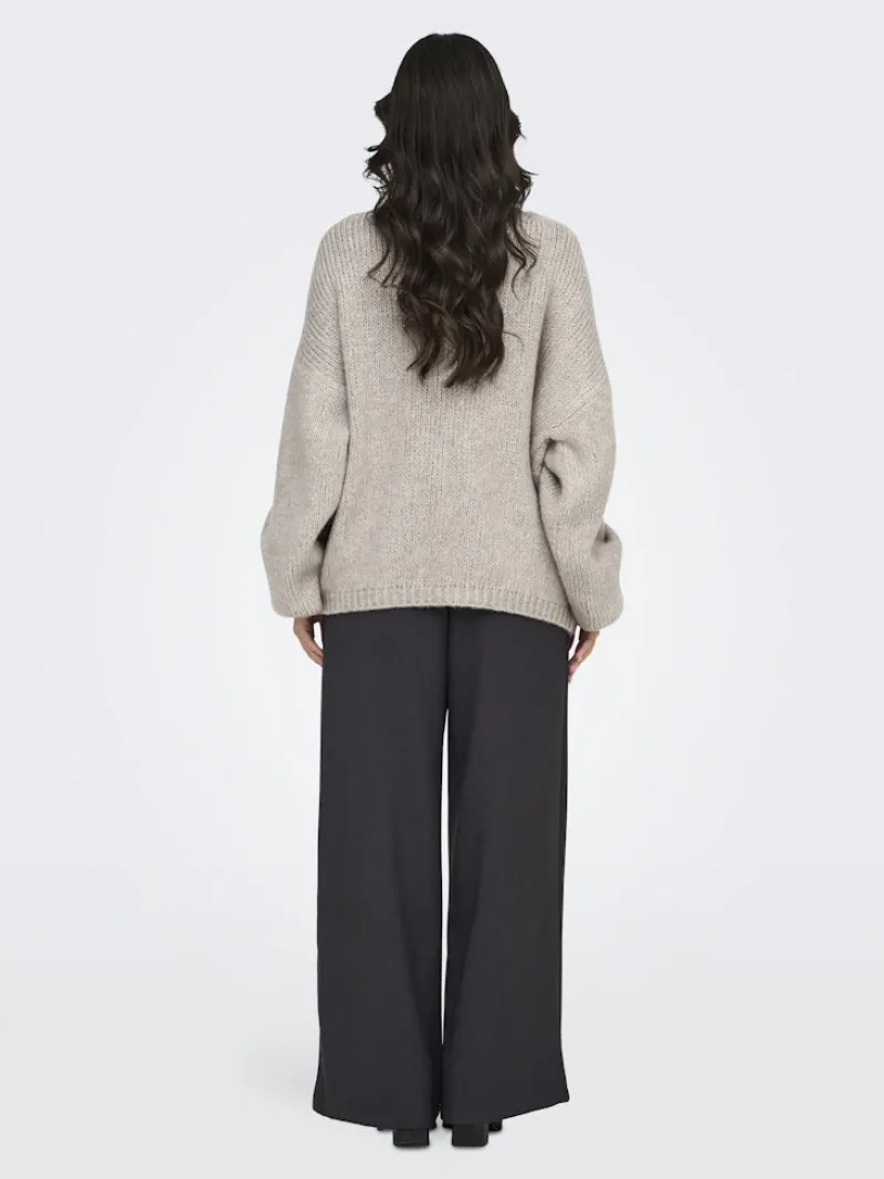 JDY Pullover & Sweatshirts*DINEA L/S REVERSIBLE PULLOV. KNT NOOS Chateau Gray