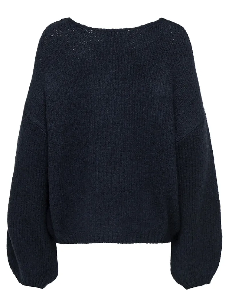 JDY Pullover & Sweatshirts*DINEA L/S REVERSIBLE PULLOV. KNT NOOS Total Eclipse