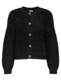 JDY Pullover & Sweatshirts*EIRA LIFE L/S ONECK CARDIGAN KNT NOOS Black