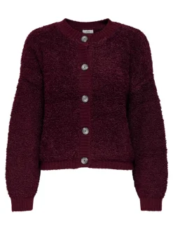 JDY Pullover & Sweatshirts*EIRA LIFE L/S ONECK CARDIGAN KNT NOOS cabernet