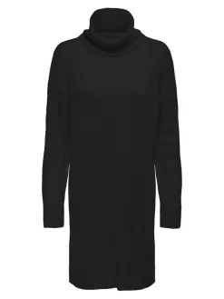 JDY Kleider*ELANORA L/S COWLNECK DRESS KNT NOOS Black