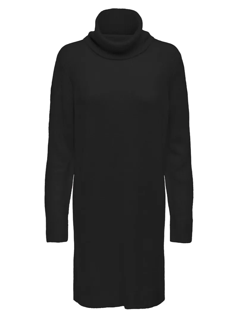 JDY Kleider*ELANORA L/S COWLNECK DRESS KNT NOOS Black