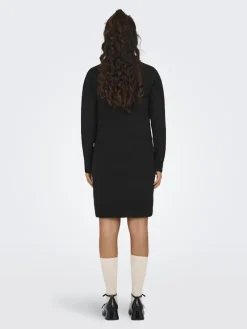 JDY Kleider*ELANORA L/S COWLNECK DRESS KNT NOOS Black