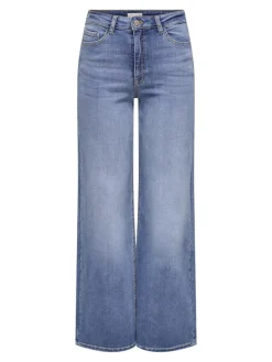 JDY Jeans*FELINA-FINA HW WIDE MED BLUE DNM NOOS Medium Blue Denim
