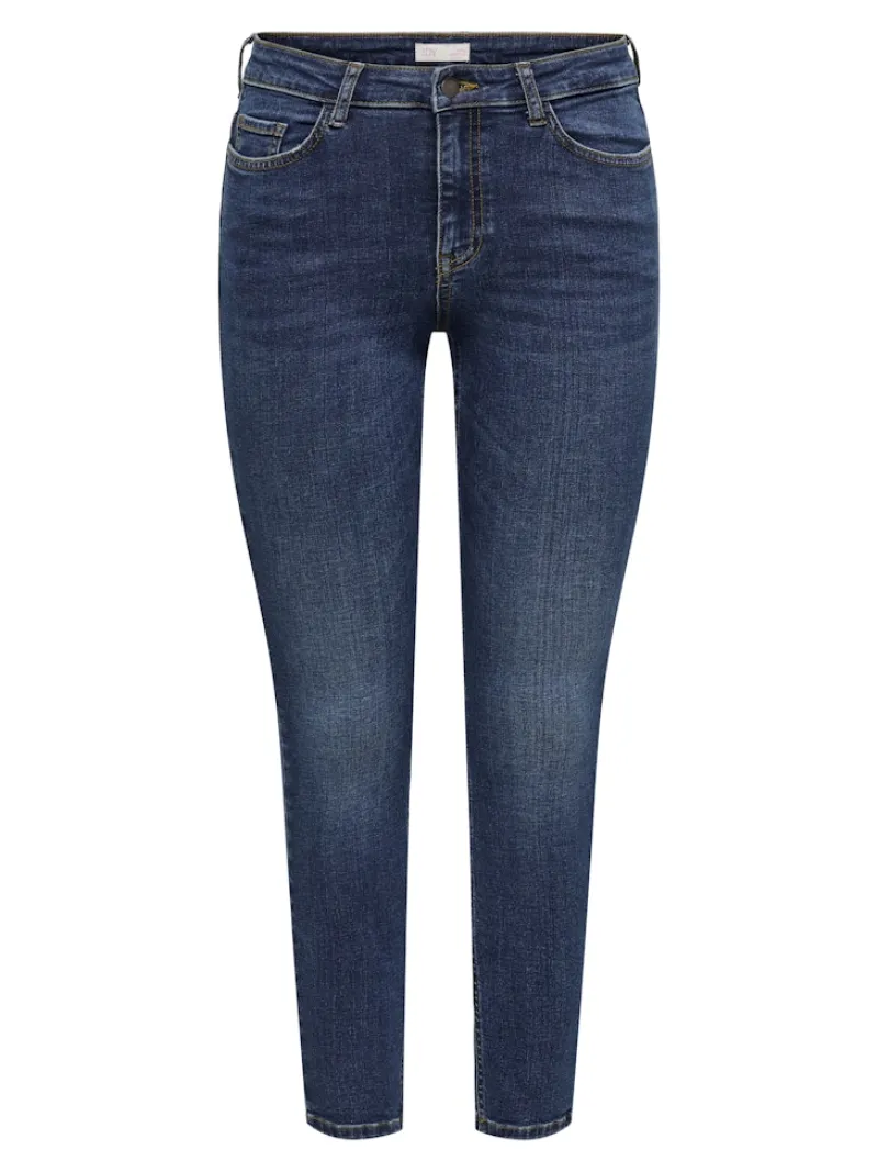 JDY Jeans*FINA MW SKINNY ANK JNS DB NOOS DNM Dark Blue Denim