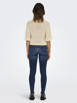 JDY Jeans*FINA MW SKINNY ANK JNS DB NOOS DNM Dark Blue Denim