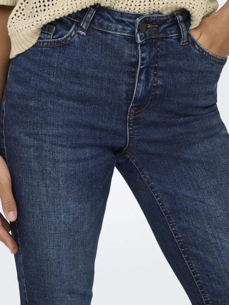 JDY Jeans*FINA MW SKINNY ANK JNS DB NOOS DNM Dark Blue Denim