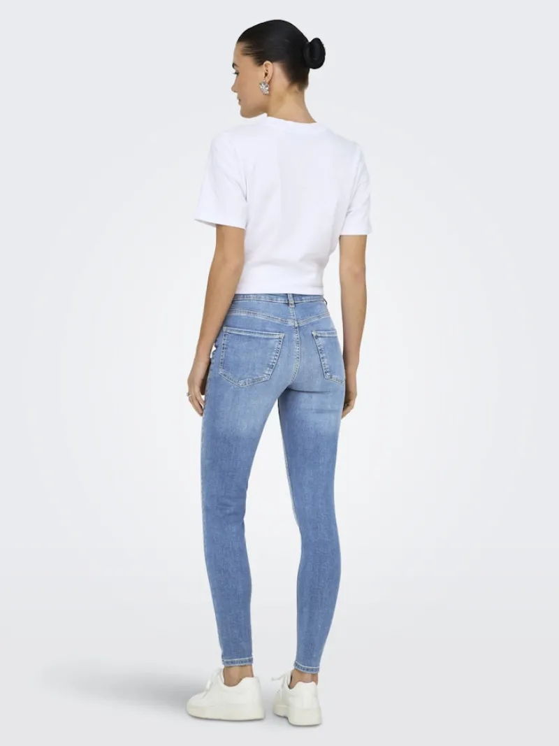 JDY Jeans*FINA MW SKINNY ANK JNS MB NOOS DNM Medium Blue Denim