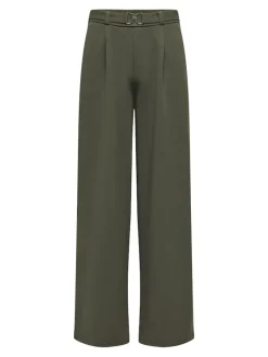 JDY Hosen*GEGGO LIFE BELT PANT JRS NOOS Black Olive