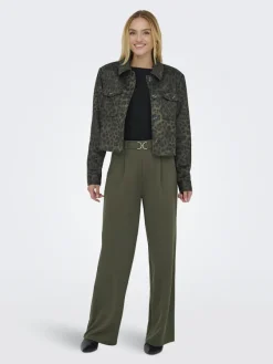 JDY Hosen*GEGGO LIFE BELT PANT JRS NOOS Black Olive