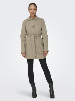 JDY Jacken*ISADORA LIFE TRENCHCOAT OTW HAB NOOS Weathered Teak