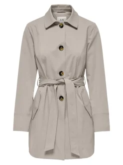 JDY Jacken*ISADORA LIFE TRENCHCOAT OTW HAB NOOS Chateau Gray