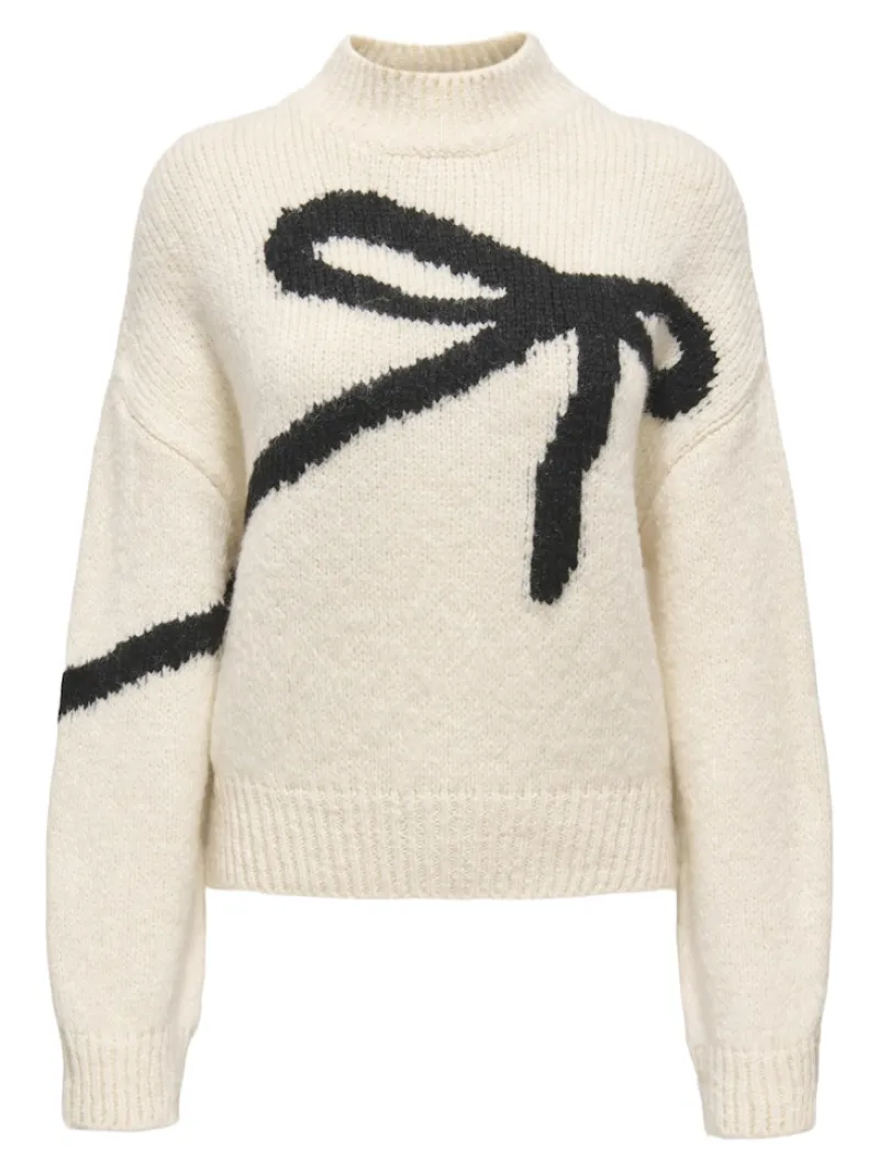 JDY Pullover & Sweatshirts*KILIAN L/S HN JACQUARD PULLOVER KNT Whitecap Gray