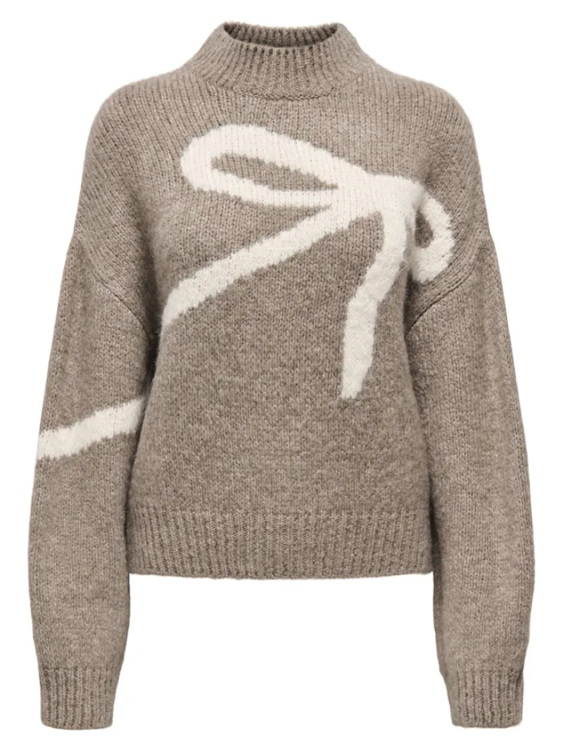 JDY Pullover & Sweatshirts*KILIAN L/S HN JACQUARD PULLOVER KNT Fossil