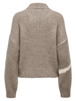 JDY Pullover & Sweatshirts*KILIAN L/S HN JACQUARD PULLOVER KNT Fossil