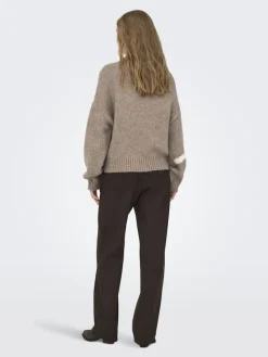 JDY Pullover & Sweatshirts*KILIAN L/S HN JACQUARD PULLOVER KNT Fossil