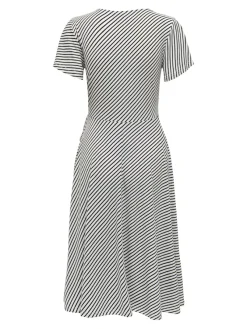 JDY Kleider*KIRKBY S/S WRAP DRESS JRS tapioca